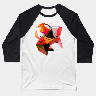 Abstract geometric collage Baseball T-Shirt